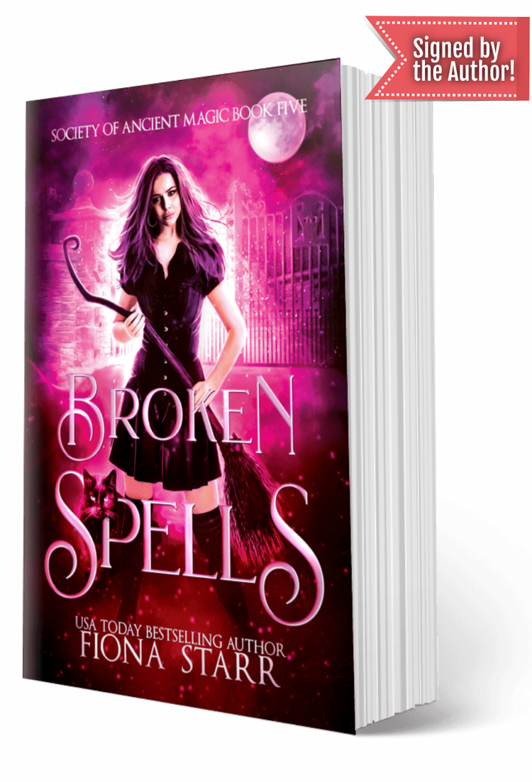 Broken Spells (Society of Ancient Magic #5) *Signed Paperback*